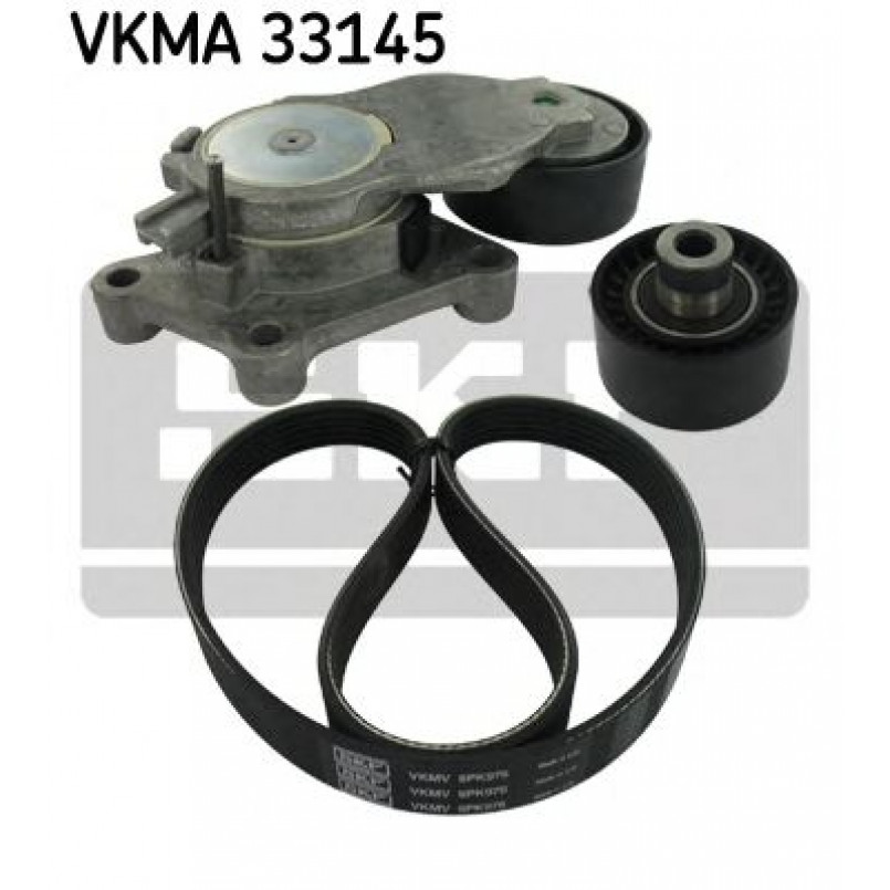 VKMA 33145 SKF Комплект доріжкового ремня (ролик, ремінь)